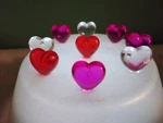 50 Valentine Heart Lights, Bulbs Red Clear Pink For Ceramic Christmas Tree. Fixed Price $7.19.
