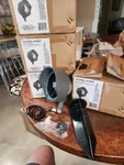 Set Of 4 Kichler 15390 Textured Midnight Spruce PAR-36 8" Stake Low Voltage. Fixed Price $239.00.