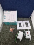 (qty 2) Tp-link Kasa ES20MP2 Motion-activated Smart Wi-fi Dimmer Switches 120VAC. Fixed Price $47.00.