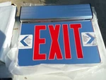Monument 617120 Led Edge Exit Sign Light Double Face. Fixed Price $19.99.