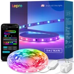 Lepro S1 Ai Led Strip Lights For Bedroom - Smart 16.4FT, Multicolor. Fixed Price $36.74.