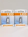 Sylvania Premium Led Light 6418 White 6000K Two Bulbs License Plate Tag Replace. Fixed Price $14.83.