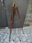Wooden Antique Royal Nautical Tripod Floor Lamp Stand Shade Gift/decore. Fixed Price $87.43.