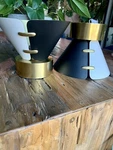 Hudson Valley Lighting SET/2 KBS1352501S-AGB Split 8"W Flush Mount Ceiling-brass. Fixed Price $349.99.