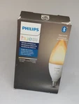 Philips Hue White Ambiance E12 Led Candle Light Bulb, Works With Alexa & Google. Fixed Price $18.00.