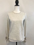 New Jcrew Tie-sleeve Sweatshirt Size Xxs G8374 In Light Grey. Fixed Price $25.00.
