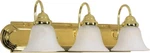 Nuvo Lighting 60/329 Ballerina Bathroom Vanity (missing 1 Glass Shade). Fixed Price $44.99.