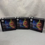 Lot 3 Ge Cync Dynamic Effects Smart Light Strip 16-FT Thin Profile. Fixed Price $50.00.