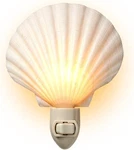 Tumbler Home Sea Shell Beach Night Light Real, Natural, 1-PACK, White. Fixed Price $21.82.