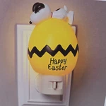 Snoopy Easter Egg Night Light Peanuts Led Plug In 3.5" Yellow New. Fixed Price $17.49.