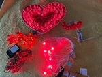 You Choose! Valentines Day Holographic Mini Light Heart Sets Electric /battery. Fixed Price $10.00.