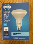 Earthbulb 7 Watts 65W Led Dimmable BR30 650 Lumens Flood Light 5000K (1 Bulb). Fixed Price $12.99.