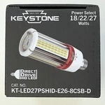 Keystone 27W Power/color Select Led Corn Cob Lamp Replace 70-100W Metal Halide. Fixed Price $64.95.