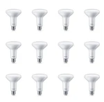 Philips Led BR30 Light Bulb - Dimmable, 650 Lumen, Soft White 2700K 12 Pack. Fixed Price $48.00.