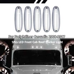 5 Pack Clear White Led Cab Roof Marker Lights For 2008-UP Freightliner Cascadia. Fixed Price $49.99.