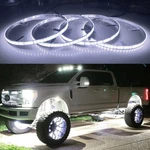 Double Row 4X15.5'' White Led Wheel Lights Truck Rim Strobe Remote+switch. Fixed Price $176.00.