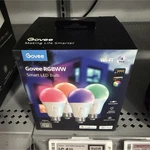 Govee Rgbww Smart Led Wi-fi Multicolor Dimmable A19 Bulb 4 Pack. Fixed Price $40.00.