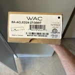 Wac BA-ACLED24-27/30WT 24" Under Cabinet Light (white). Fixed Price $100.00.