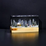 Snowman Night Light, Santa Lamp, Handcrafted Christmas Gift, Special. Fixed Price $195.00.