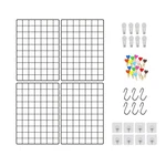 4 Pieces Mounted Photo Grid Wall Decorative PANELS(BLACK11.8 X15.7) For .... Fixed Price $35.48.