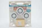Westek Halogen 3 Ct Under Cabinet Lighting Kit System 10W Bulbs Model AS10HCS. Fixed Price $52.00.