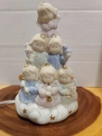 Cosmos Gifts Fine Porcelain Stacked Angel Tree Choir Night Light 6"X4.5". Fixed Price $10.00.