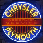 Neonetics 5CRYPL Chrysler/plymouth Sign With Backing. Fixed Price $482.99.