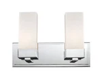 Z-lite Sapphire Contemporary Chrome 2-LIGHT Bathroom Vanity Orig $222. Fixed Price $59.99.
