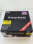 Feit Electric Value 16-PACK A19 Energy Saver 72W Bulbs Q72A/W/16. Fixed Price $27.99.