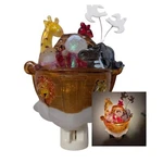 Nicholas Square Santa Noahs Ark Night Light Christmas Tested Working. Fixed Price $11.99.