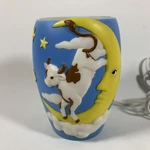 Ibis & Orchid Design Cow Over Moon Night Light Lamp, Bonded Marble Cast. Fixed Price $7.46.