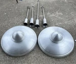 Vintage Westinghouse Alzak Industrial Machine Pendant Light Fixture Parts. Fixed Price $275.00.