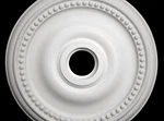 24" White Henta Plano Ii Ceiling Medallion Paintable Abs Plastic Light Accessory. Fixed Price $39.95.