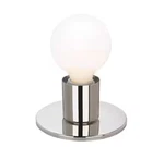 Satco Nuvo 2.38" Polished Nickel Contemporary Semi-flush Mount No Shade, Bulb. Fixed Price $31.99.