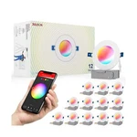 4 Inch Led Smart Slim Recessed Pot Light, Wifi App & Voice Control, 120V, 9W,.... Fixed Price $256.17.
