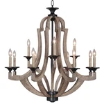 Craftmade 35112 Pine Winton 12-LIGHT 36"W Taper Candle Chandelier. Fixed Price $1258.00.