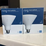 Case Of 2 Pcs Ring PAR38 Flood Light Bulbs 5AT1S4-WEN0 Smart Wifi Led Open Box. Fixed Price $33.00.