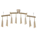 Craftronos 8 Led Track Lighting Kit Matte Brass Adjustable Moden Flush. Fixed Price $136.12.