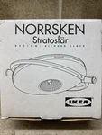 Ikea Norrsken Stratosfar Ufo Flying Saucer Wire Track Fixture + Bulb. Fixed Price $24.99.