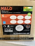 Halo 3000K Surface Light Led Recessed Trim (6-PACK) HLC6099301EWH-6BP. Fixed Price $34.44.