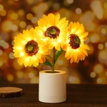 Gifts For Women-sunflowers Lamp Night Light Bedroom Decor,c. Fixed Price $43.99.