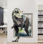 New 3D Dinosaur Rex Removable Wall Stickers Decal Kids Bedroom Home Decor Usa. Fixed Price $9.81.