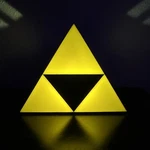 Paladone Legend Of Zelda Triforce Night Light Decorative Lamp Works 7.5". Fixed Price $19.99.