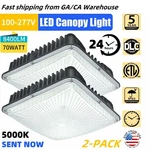 Led Canopy Lights Commerical Grade Waterproof Outdoor 70W Gas Station. Fixed Price $84.23.