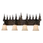 Yosemite 4-LIGHT Bathroom Rustic Style 14 Inches Tall And 33. Fixed Price $359.99.