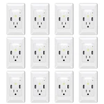 4.2A Dual Usb Outlet Receptacle Charger Led Night Light With Wall Plate 12 Packs. Fixed Price $142.45.