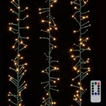 Raz Imports Christmas Cluster Lights 19.6 Foot Garland 600 White Color Led. Fixed Price $49.95.