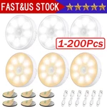 Led Motion Sensor Light Usb Rechargeable Pir Wall Cabinet Stair Night Lamp. Fixed Price $61.52.