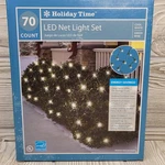 70 Cool White Led Net Lights Holiday Time Green Wire Indoor Outdoor 4X4 Walmart. Fixed Price $14.99.