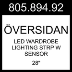 Ikea Versidan Led Wardrobe Lighting Strp Sensor 805.894.92. Fixed Price $74.99.